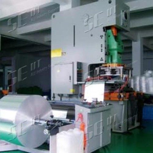 Aluminum foil container machine